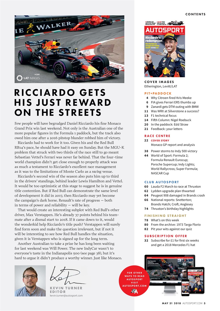 Autosport Preview Pages