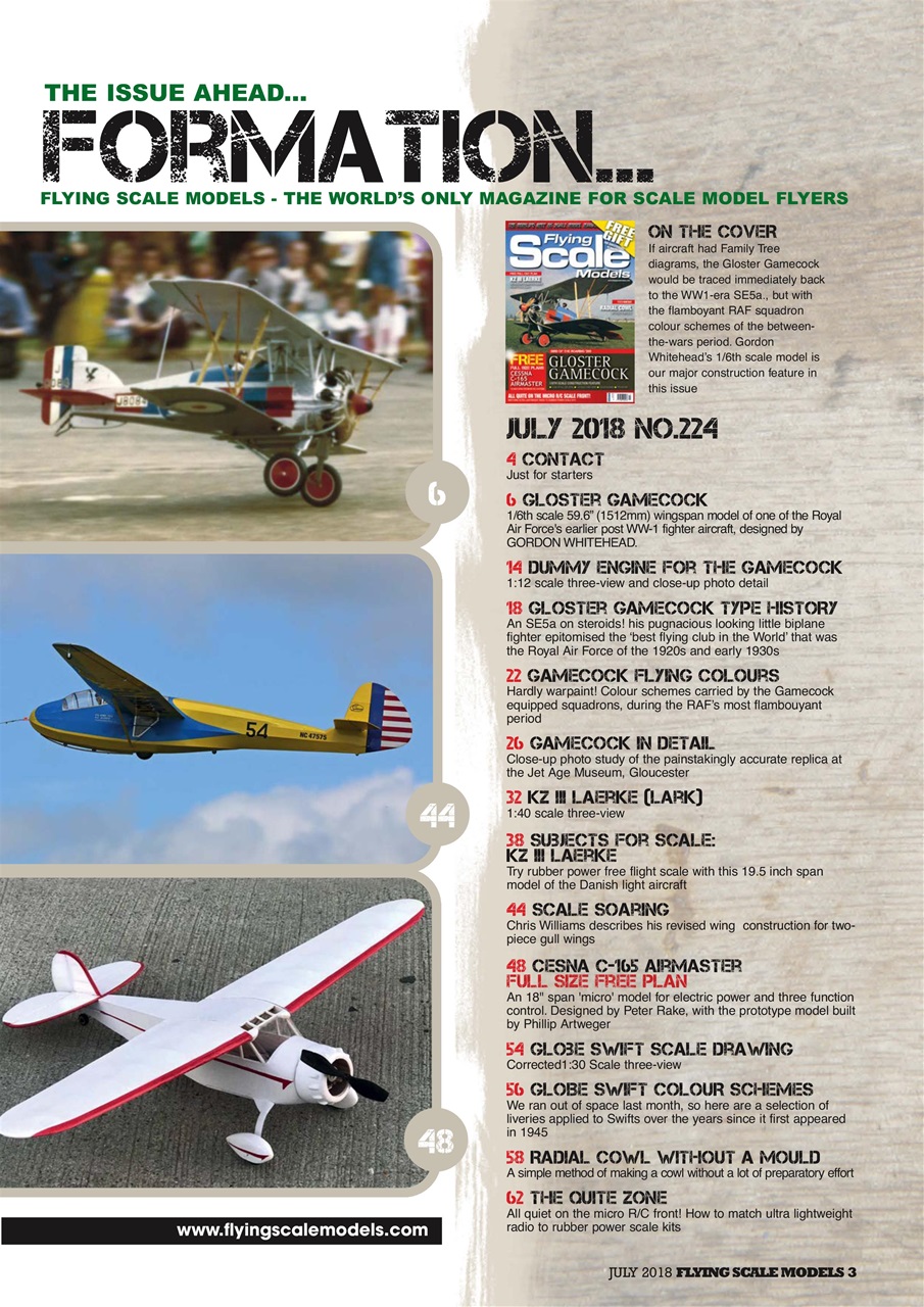 Radio Control Model Flyer Preview Pages