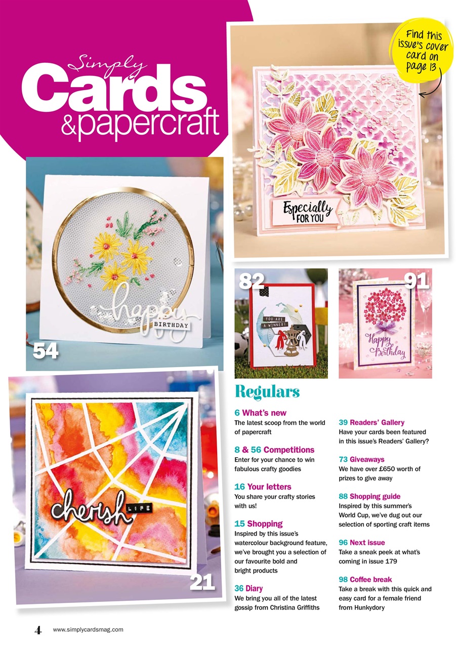 Simply Cards & Papercraft Preview Pages