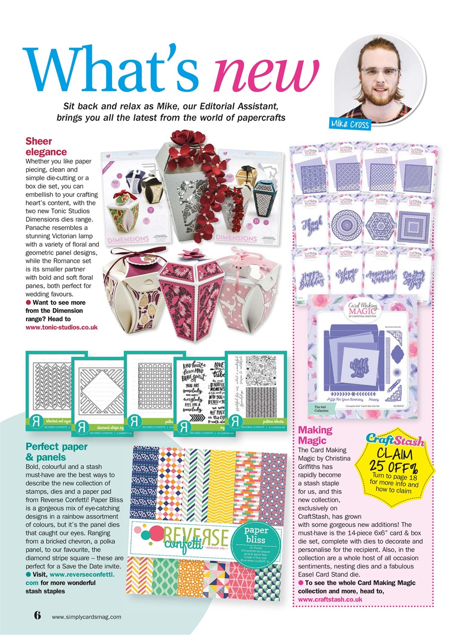 Simply Cards & Papercraft Preview Pages