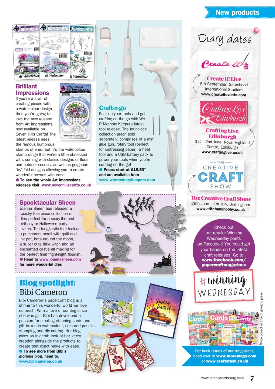 Simply Cards & Papercraft Preview Pages