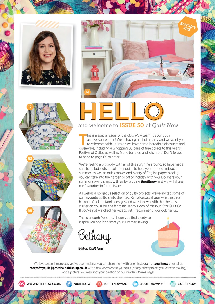 Quilt Now Preview Pages