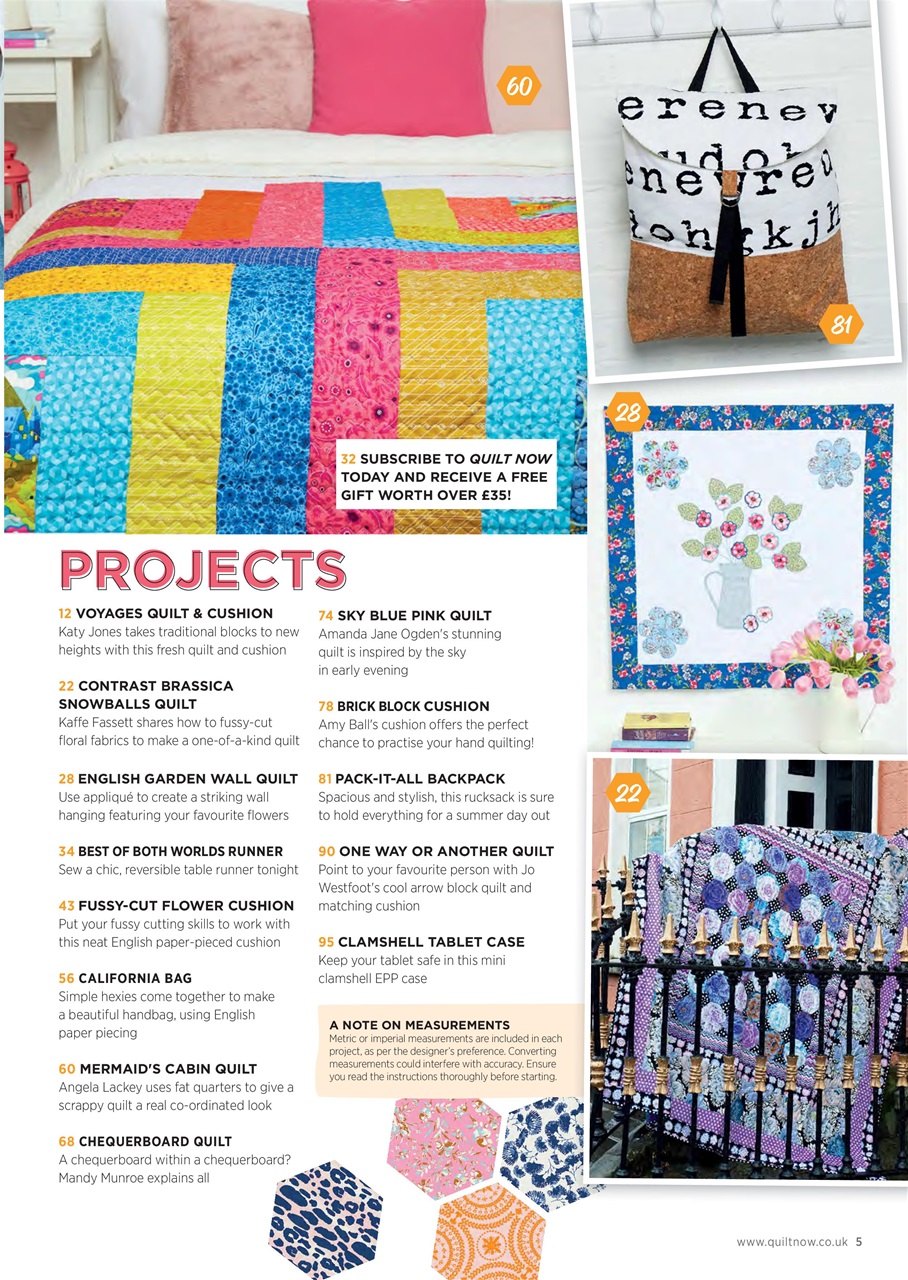 Quilt Now Preview Pages