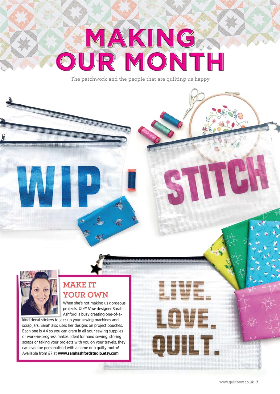 Quilt Now Preview Pages