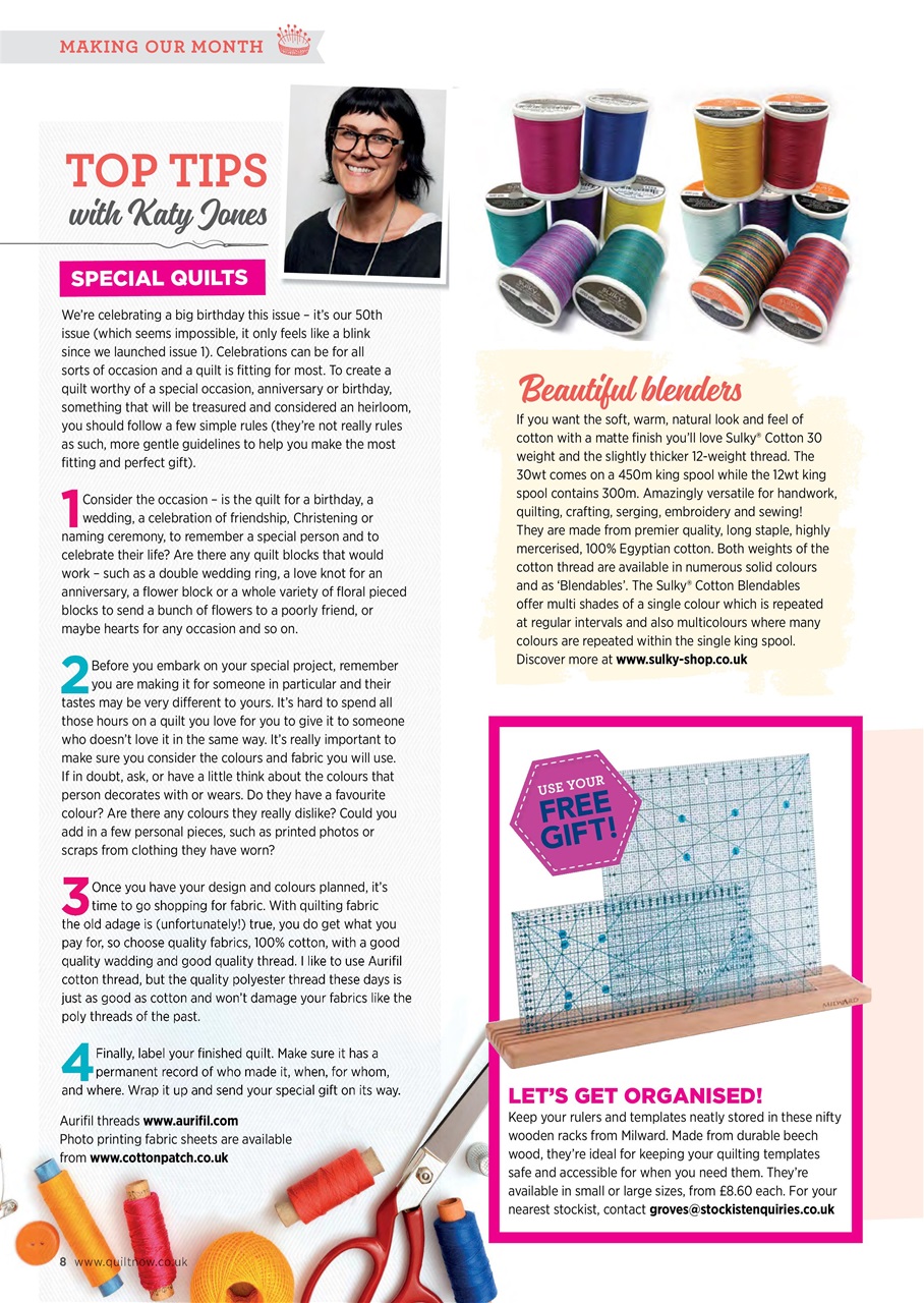 Quilt Now Preview Pages