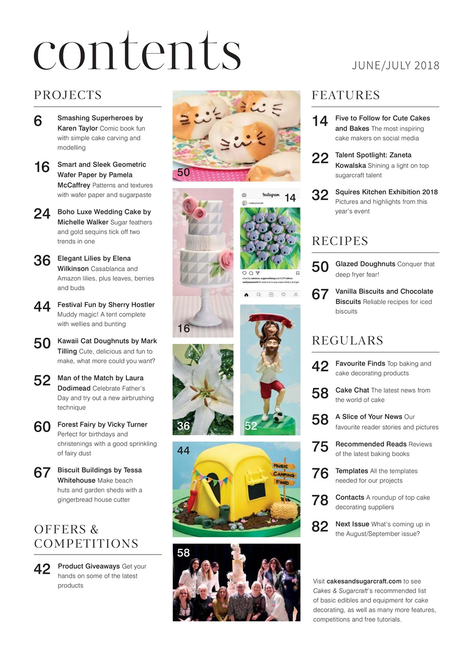 Cakes & Sugarcraft Preview Pages