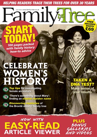 Family Tree issue Family Tree July 2018
