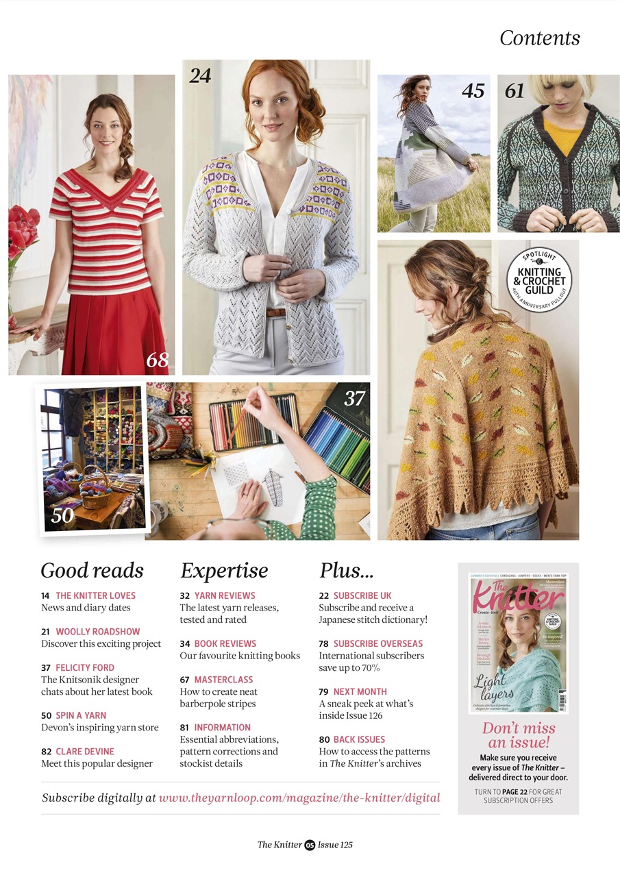 The Knitter Preview Pages