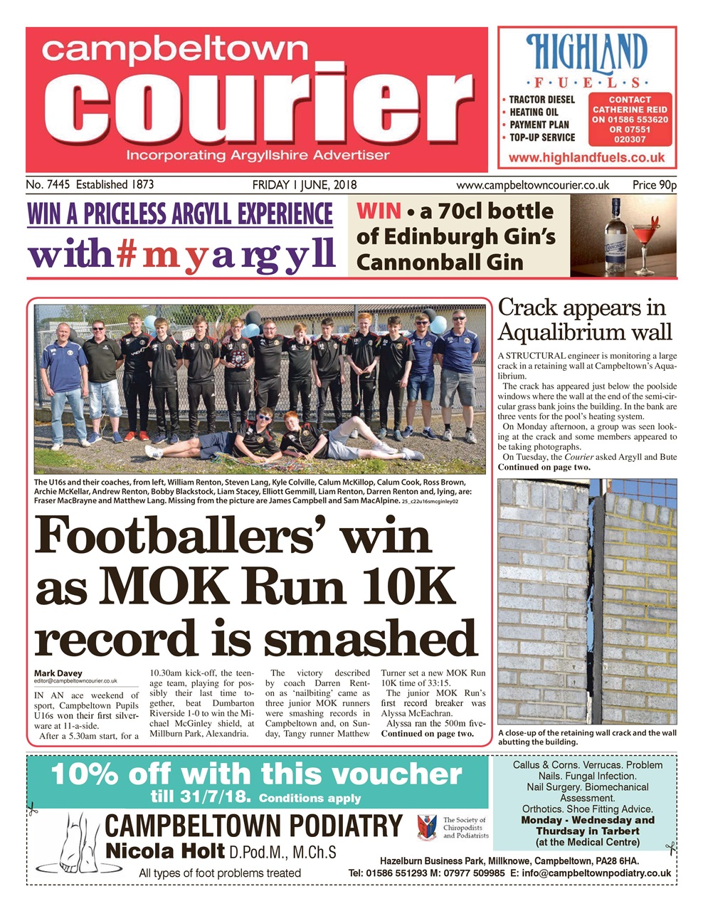 Campbeltown Courier Preview Pages
