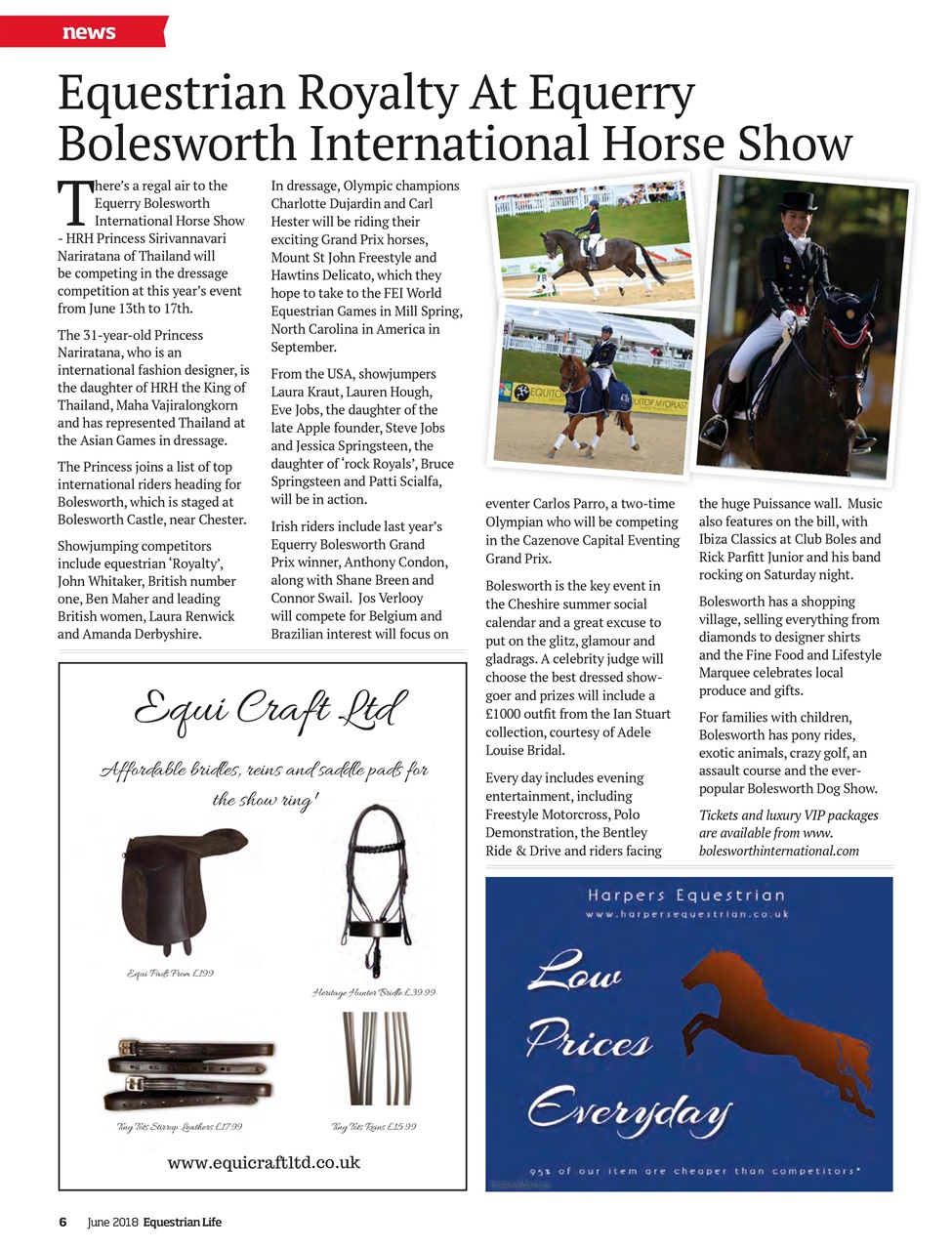 Equestrian Life Magazine Preview Pages