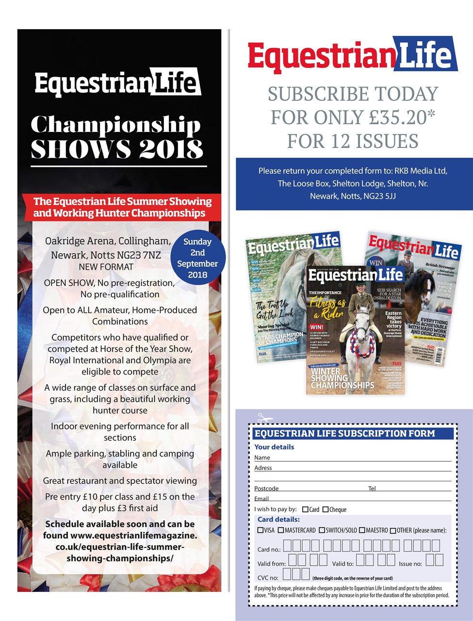 Equestrian Life Magazine Preview Pages