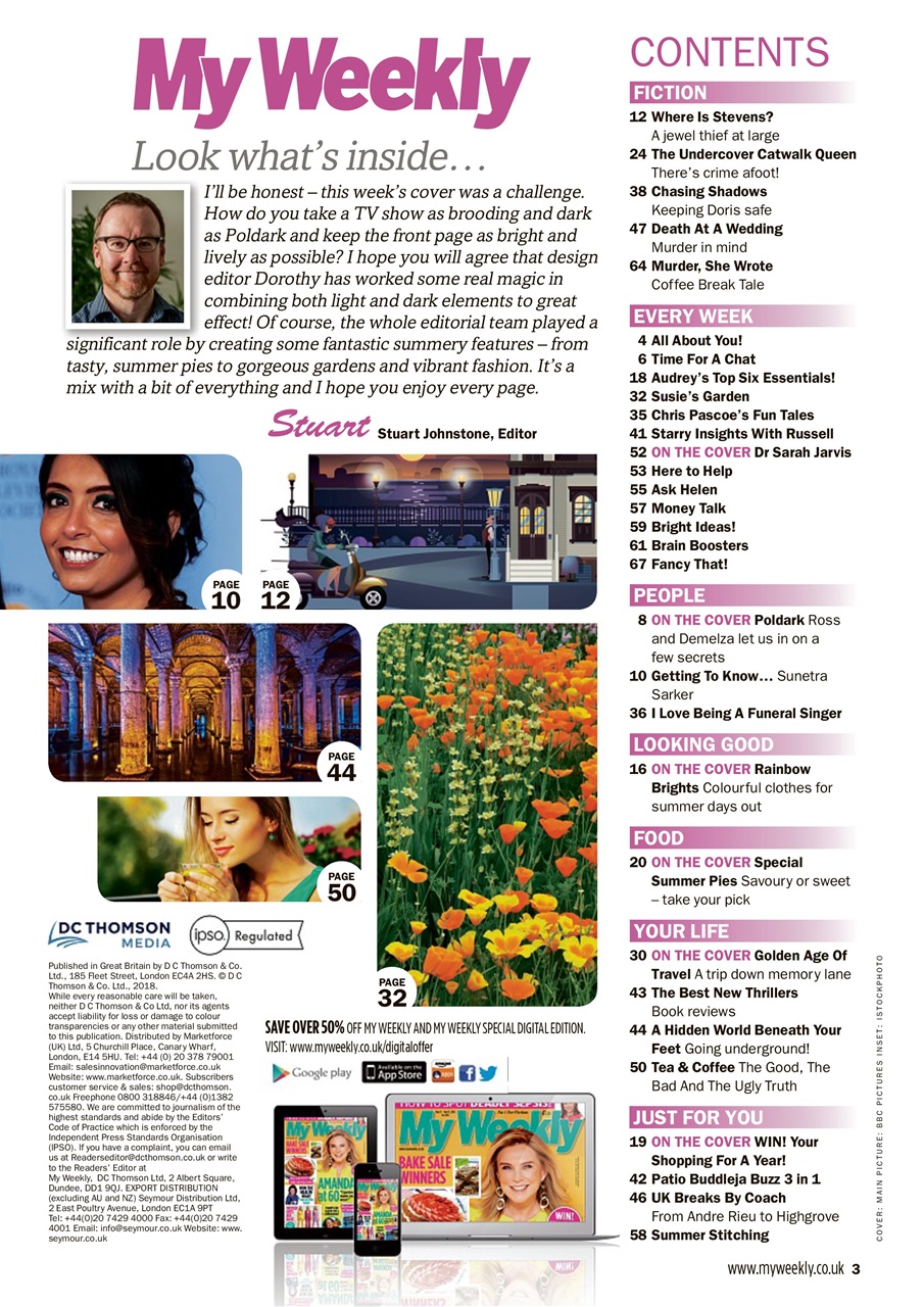 My Weekly Preview Pages