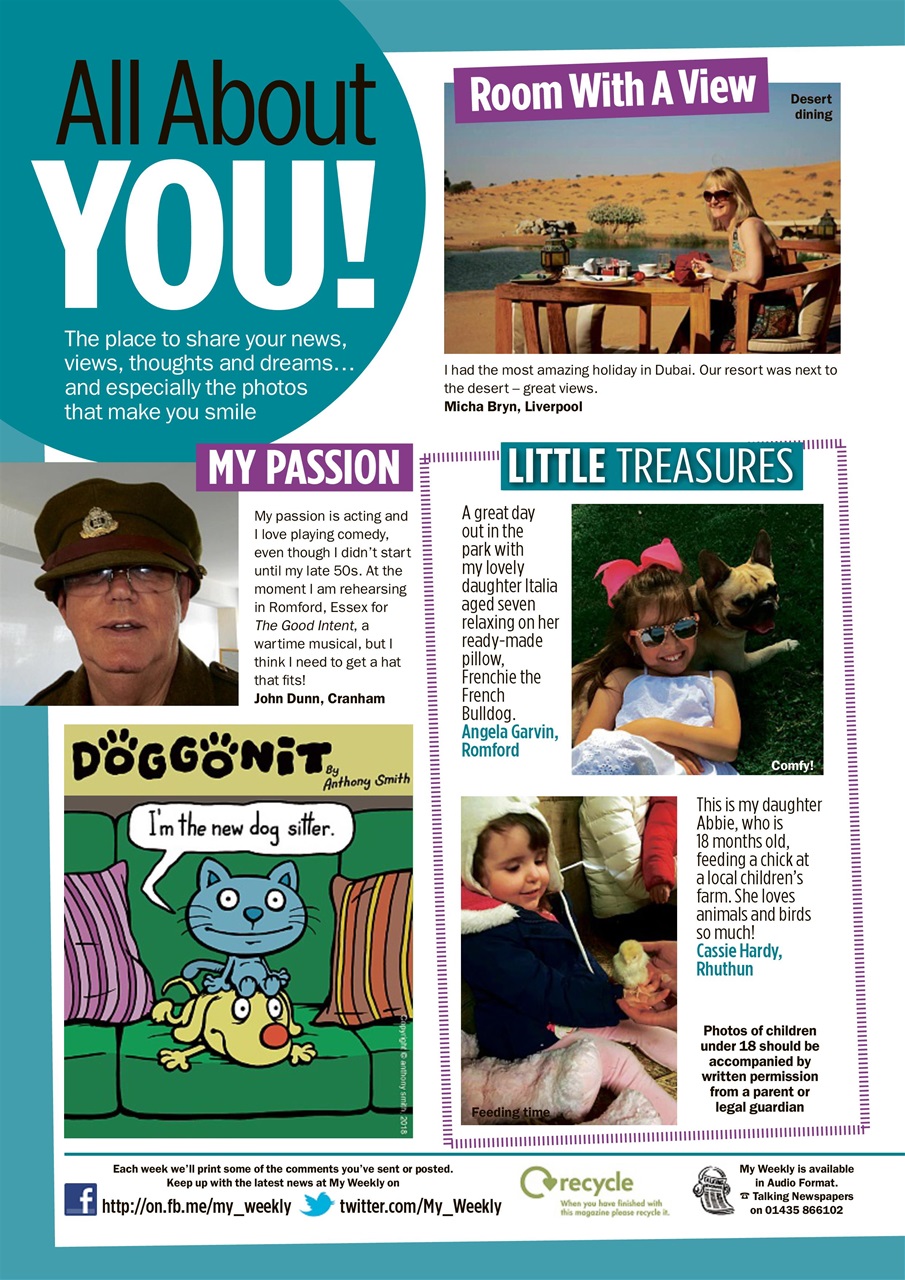 My Weekly Preview Pages