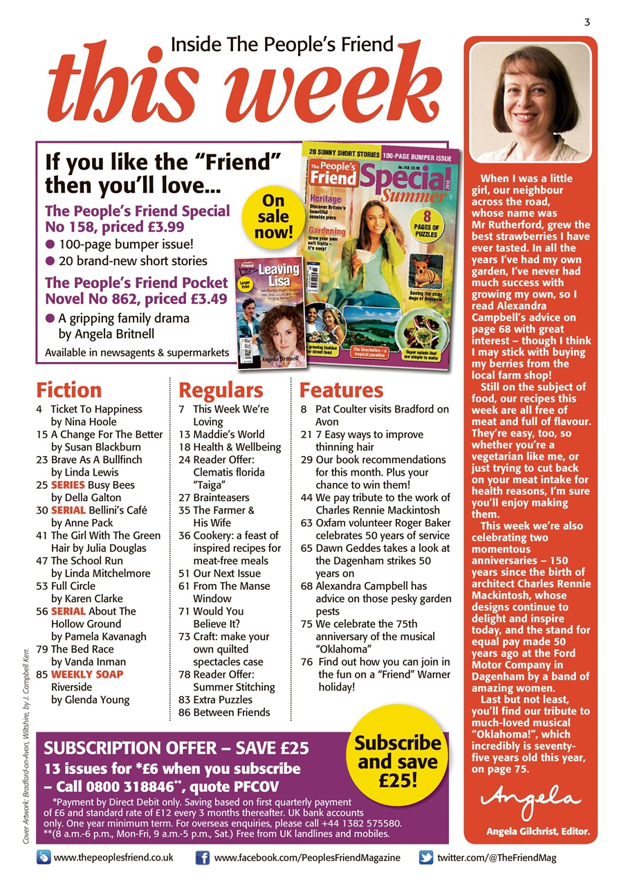 The People’s Friend Preview Pages