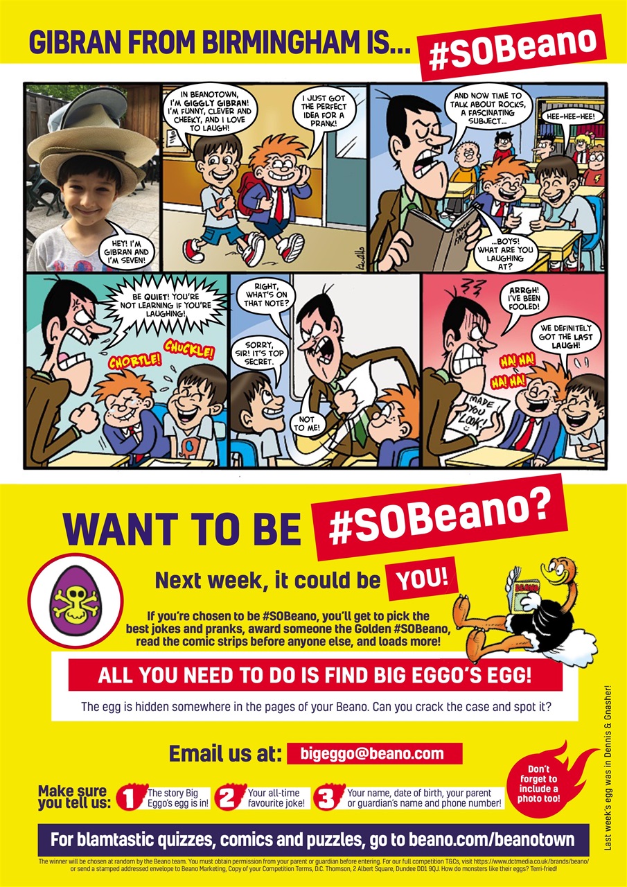 Beano Preview Pages