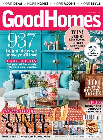 Good Homes Magazine issue July 2018