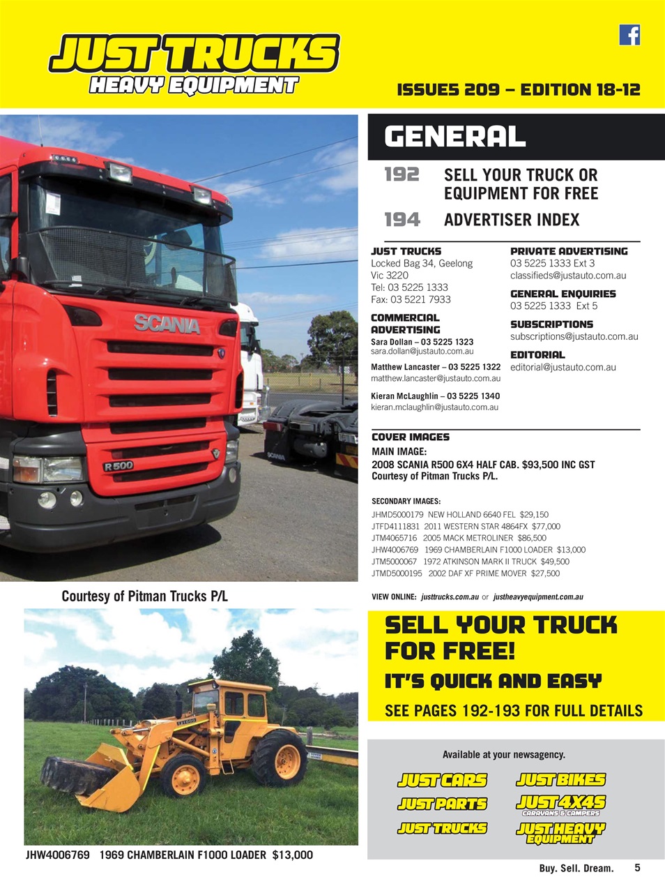 JUST TRUCKS Preview Pages