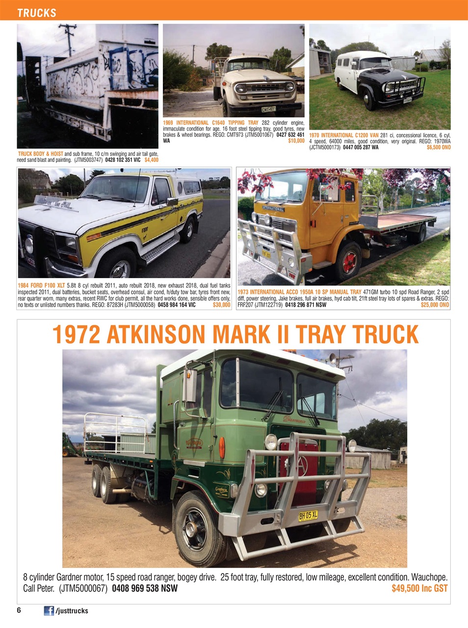 JUST TRUCKS Preview Pages
