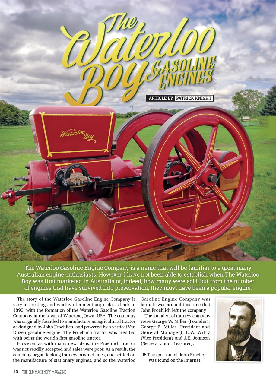 The Old Machinery Magazine Preview Pages