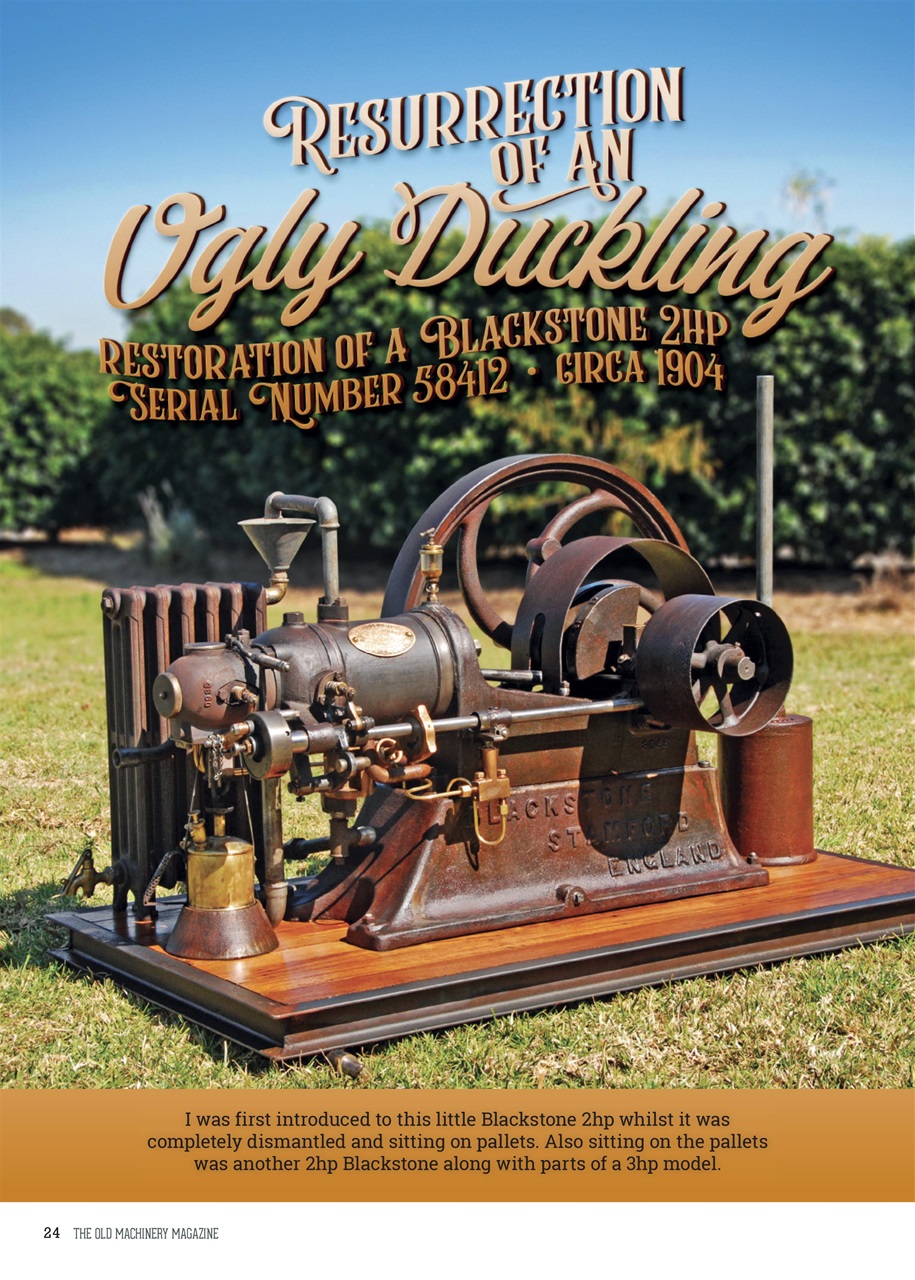 The Old Machinery Magazine Preview Pages
