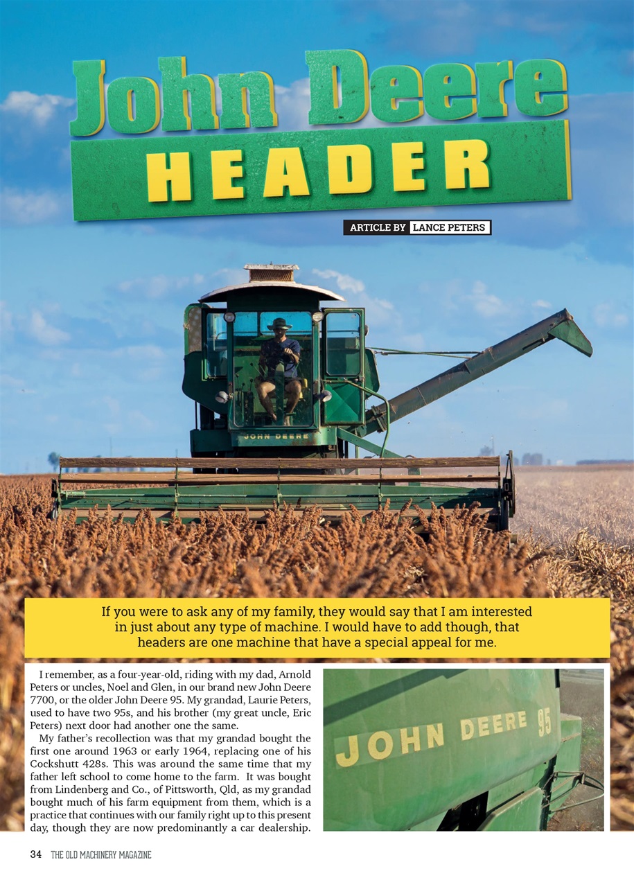 The Old Machinery Magazine Preview Pages