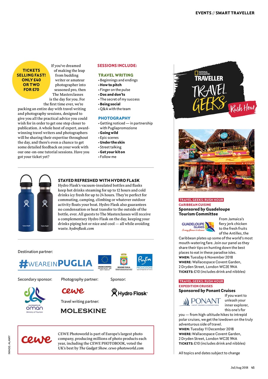 National Geographic Traveller UK Preview Pages