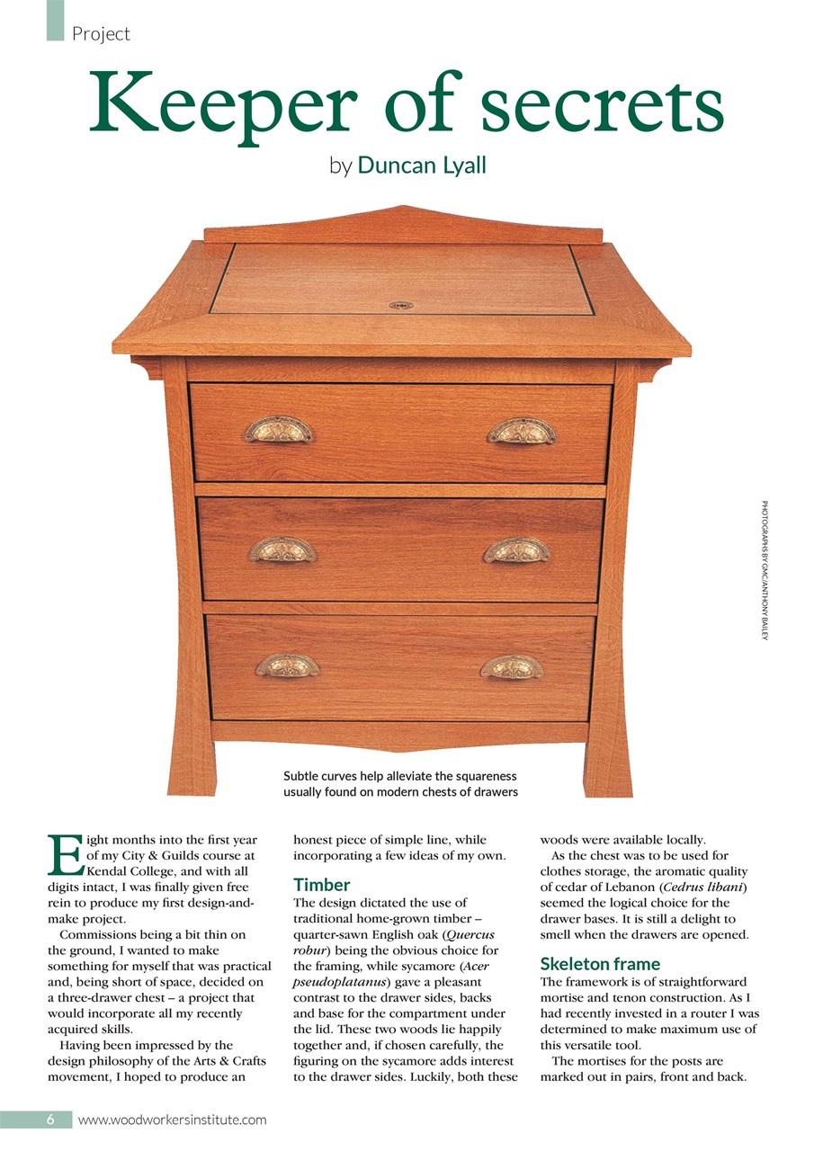Woodworking Crafts Magazine Preview Pages