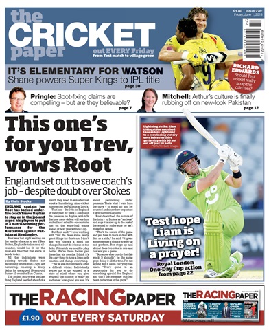 The Cricket Paper issue 1st June 2018