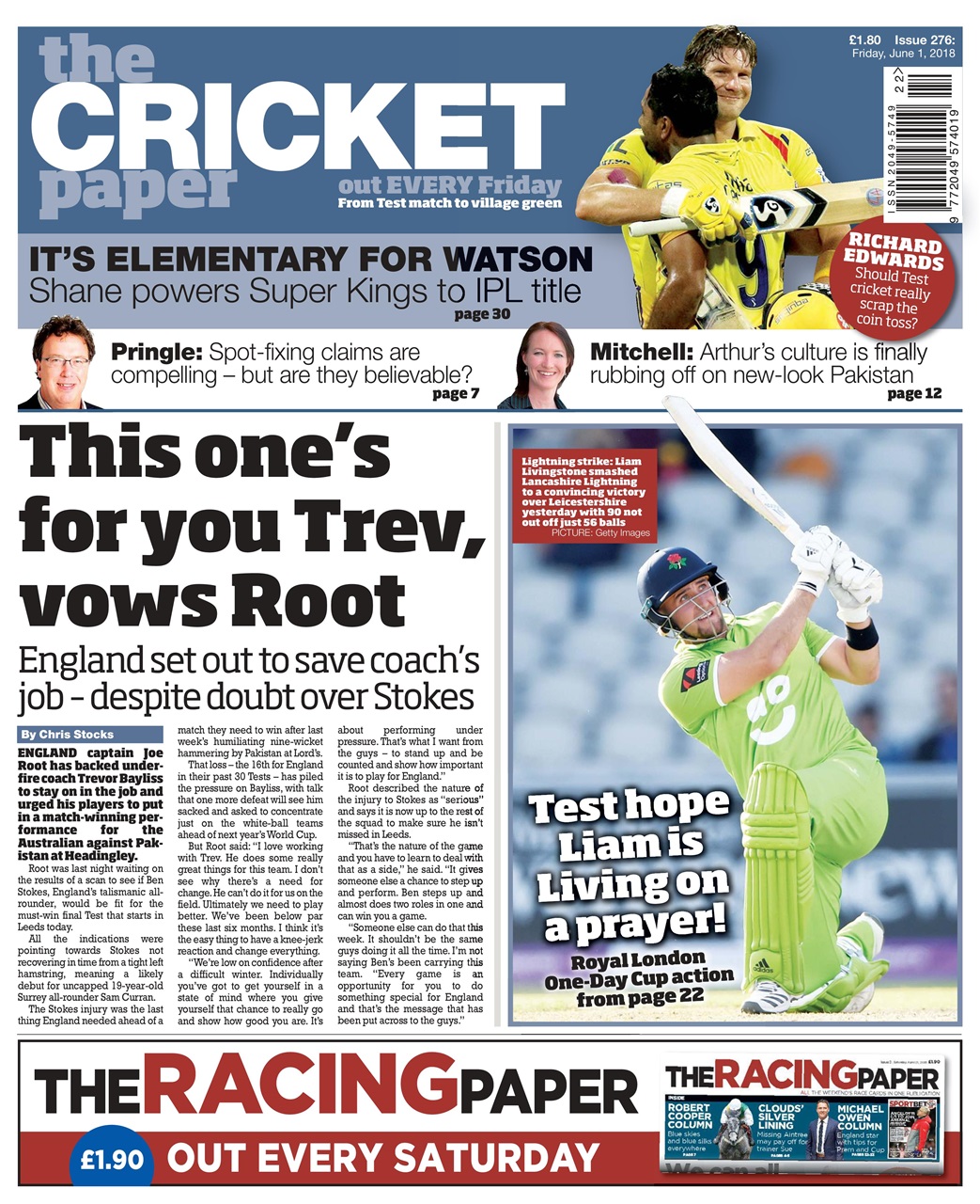 The Cricket Paper Preview Pages