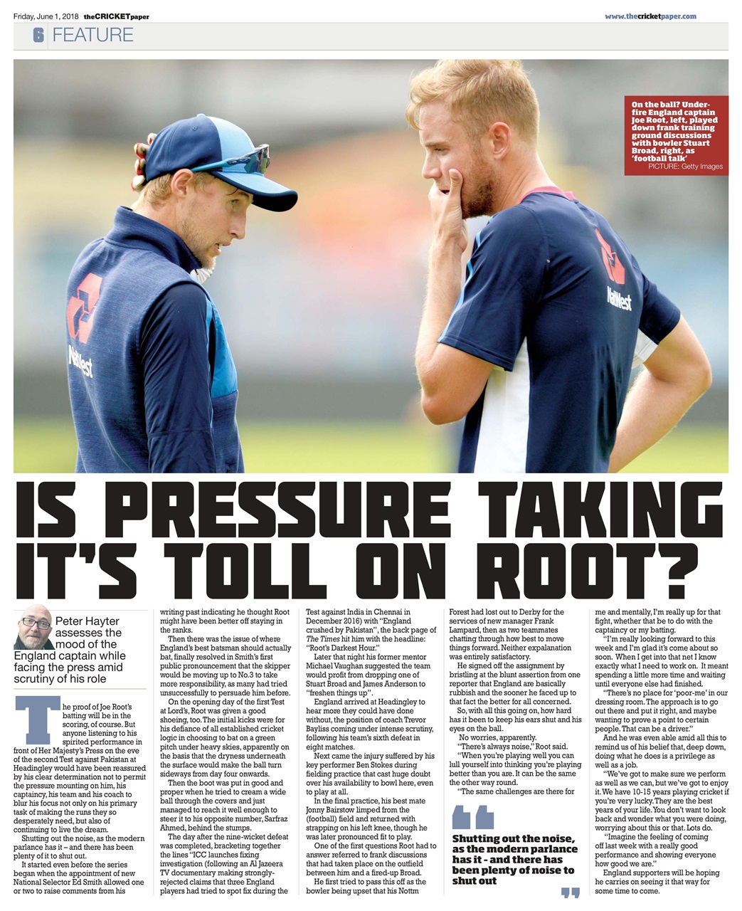 The Cricket Paper Preview Pages