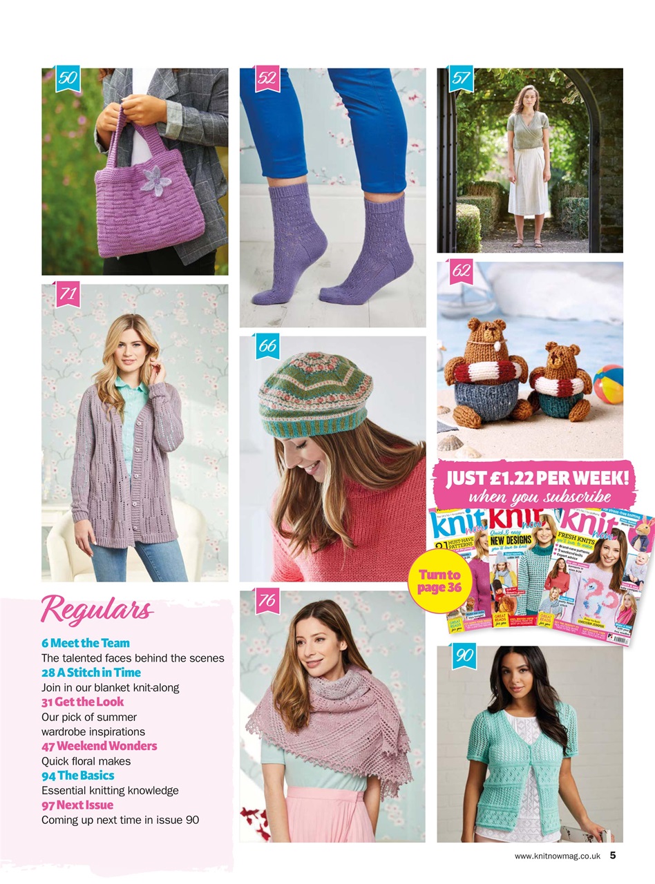 Knit Now Preview Pages