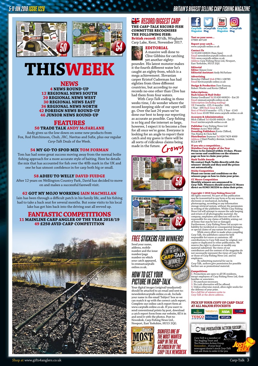 Carp-Talk Preview Pages