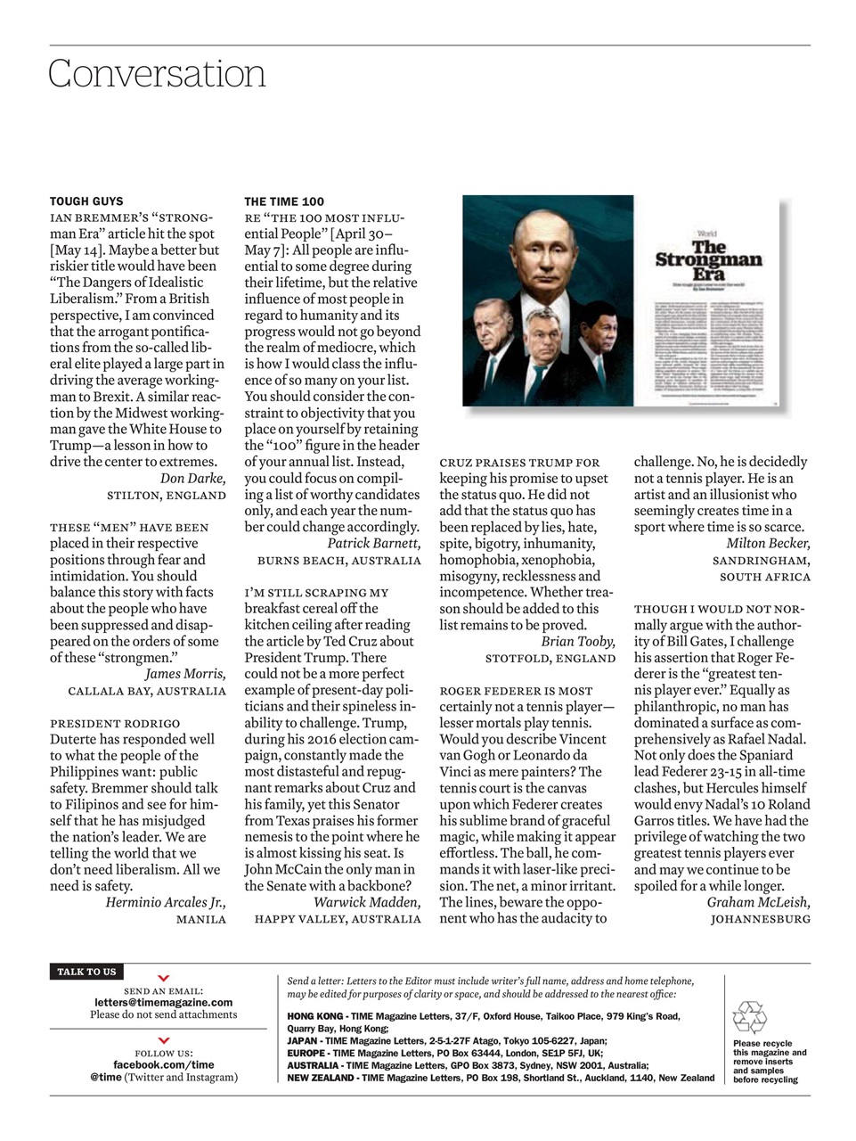 TIME Magazine Europe Preview Pages