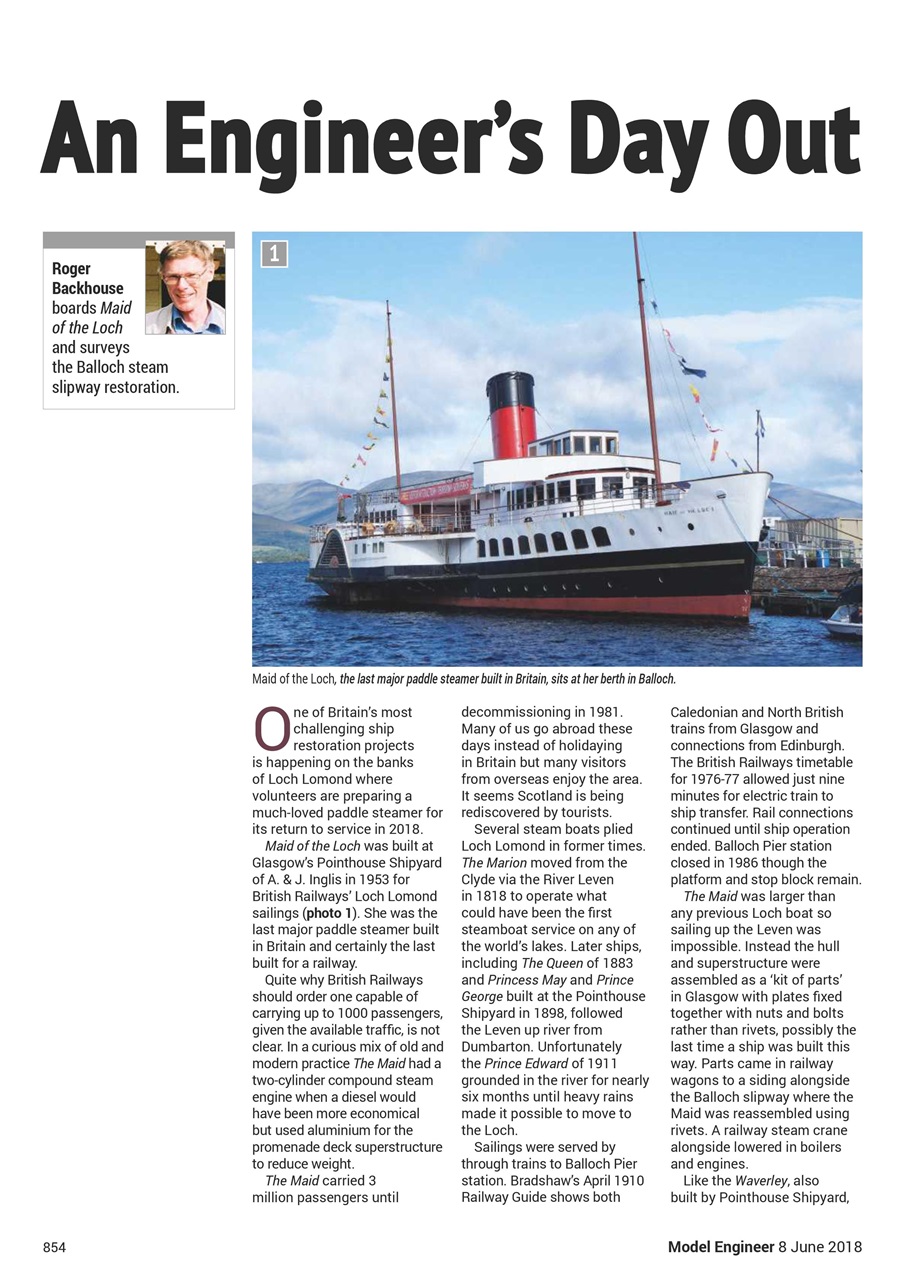 Model Engineer Preview Pages