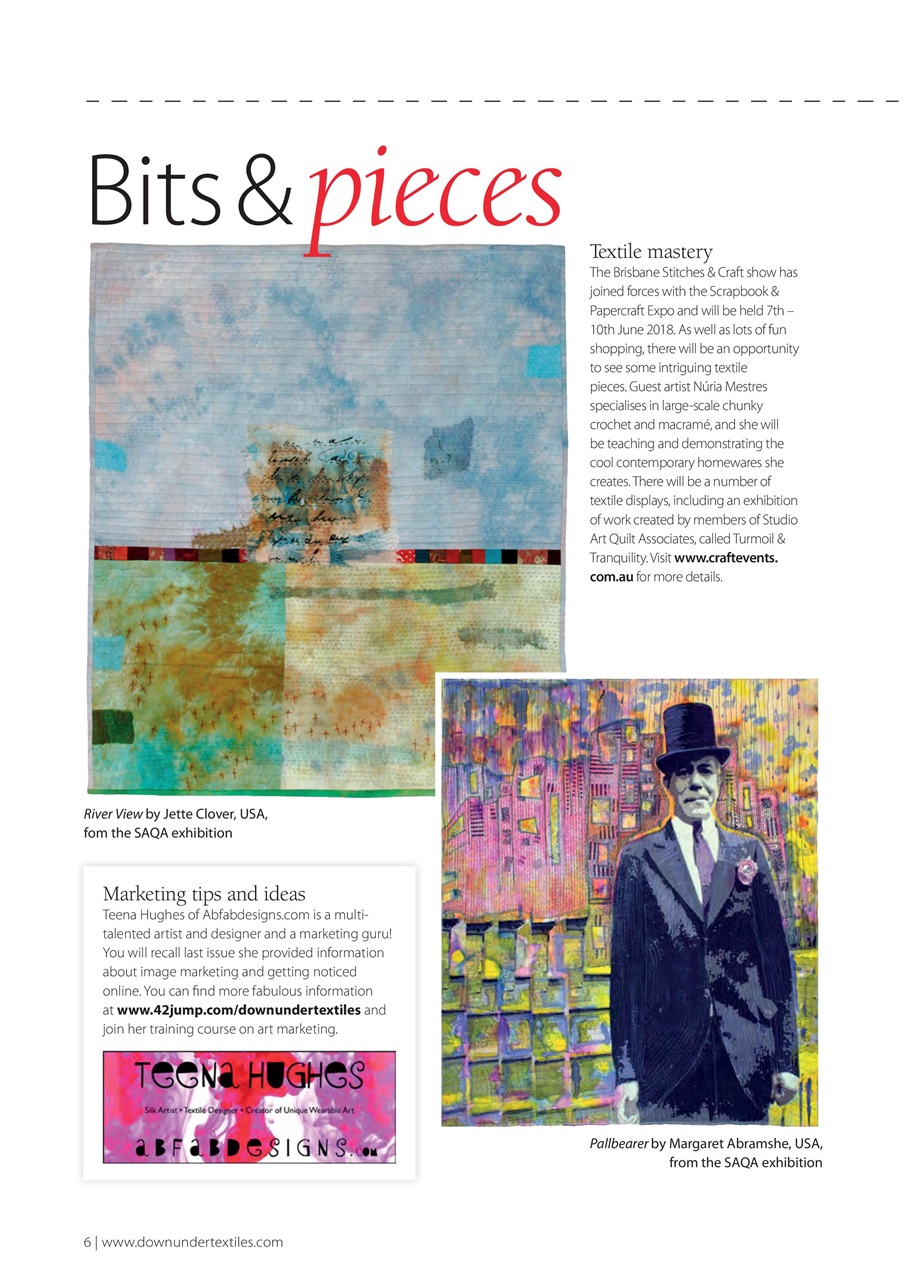 Down Under Textiles Preview Pages