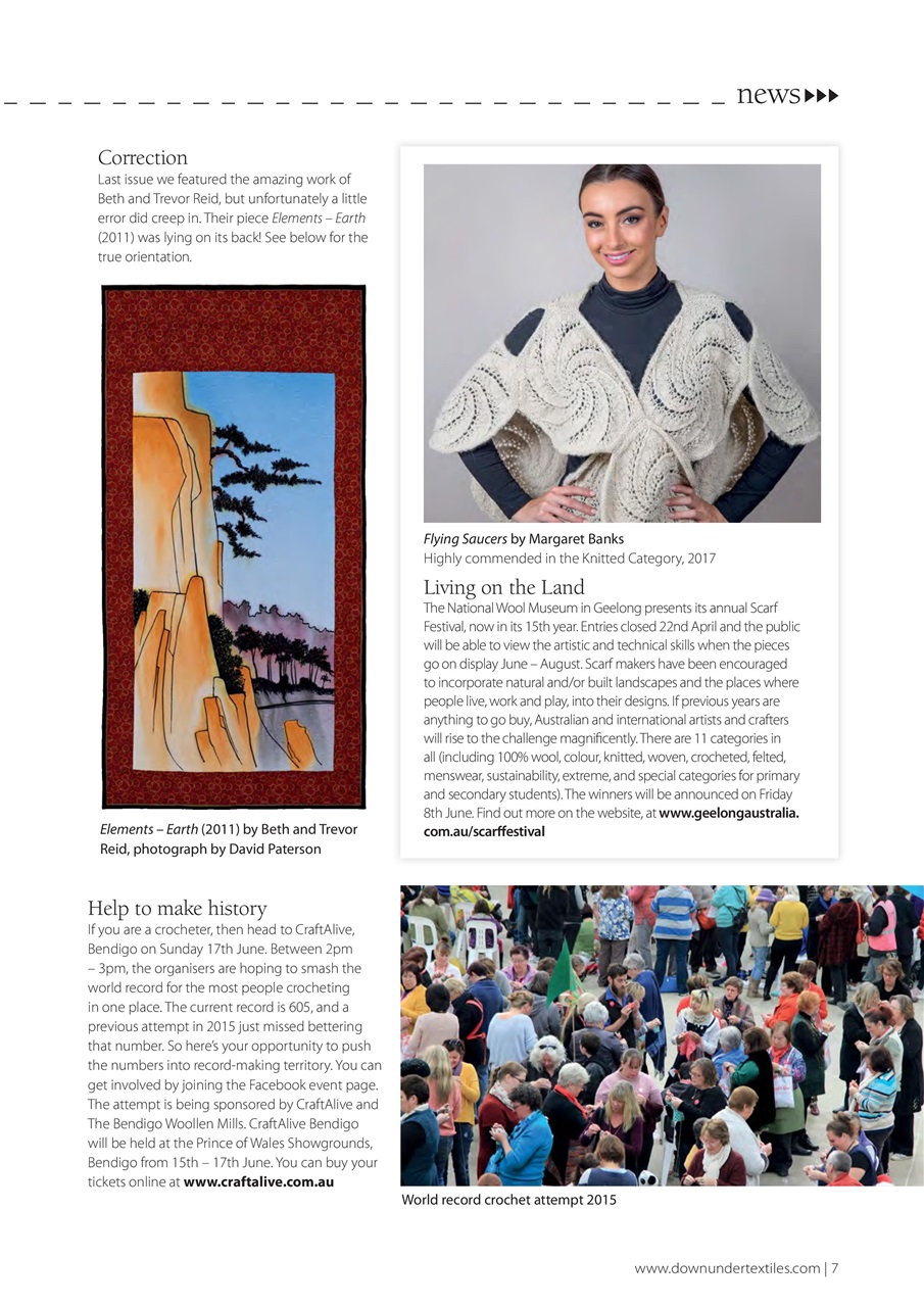 Down Under Textiles Preview Pages