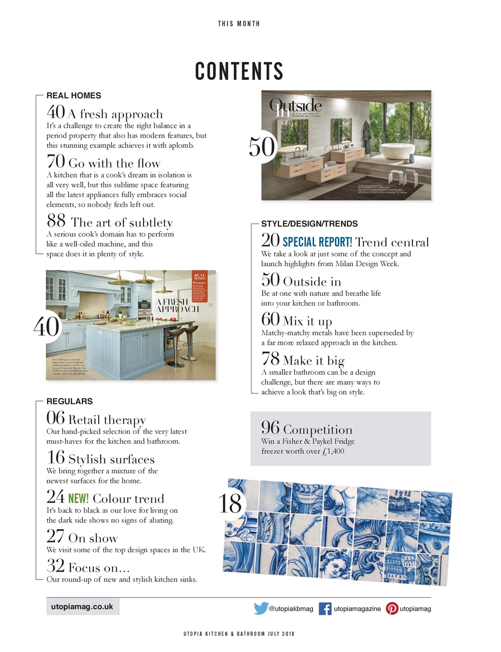 Utopia Kitchen & Bathroom Preview Pages