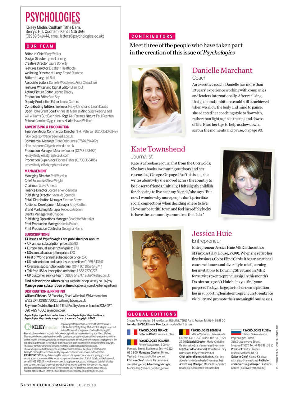 Psychologies Preview Pages