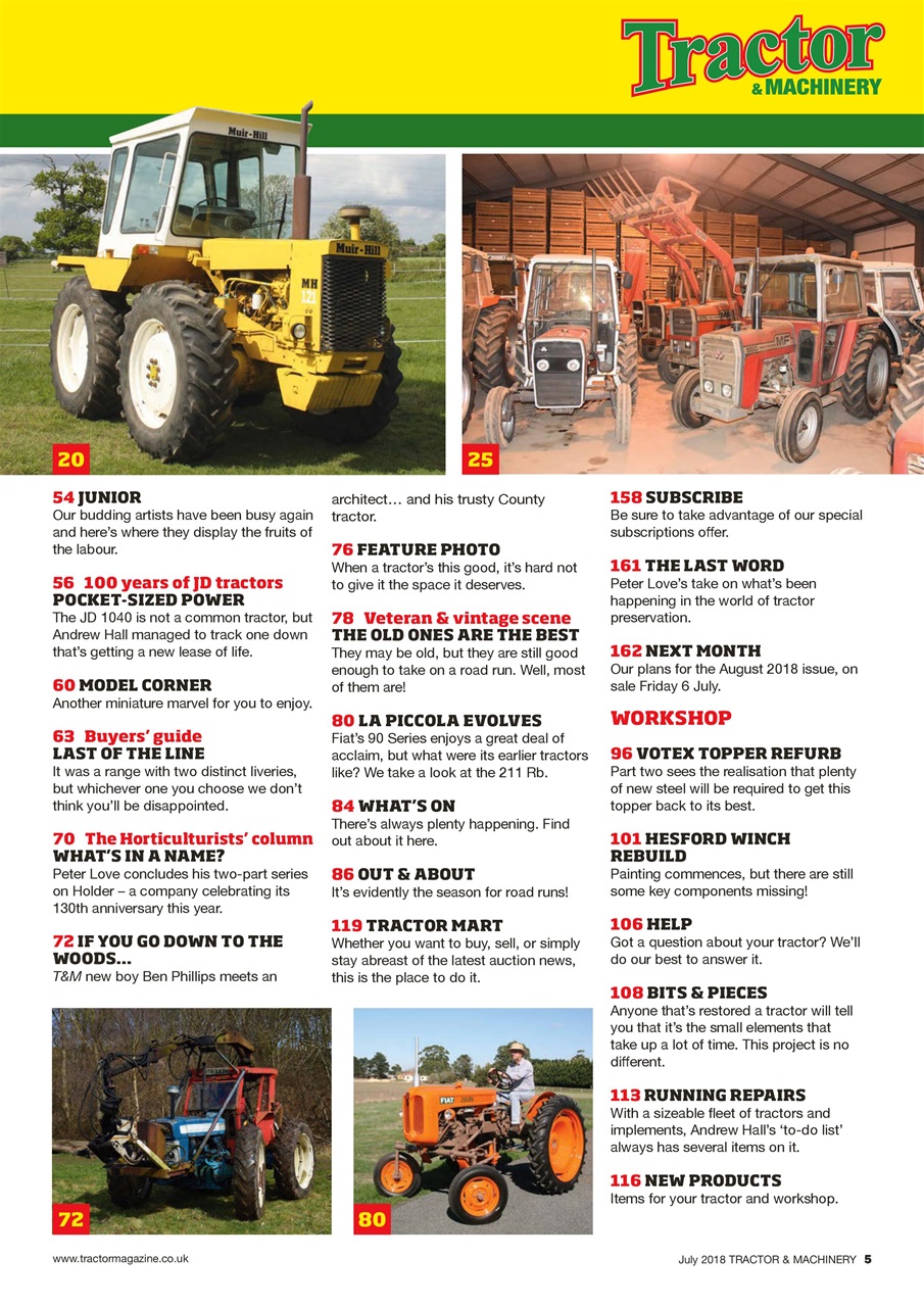 Tractor & Machinery Preview Pages