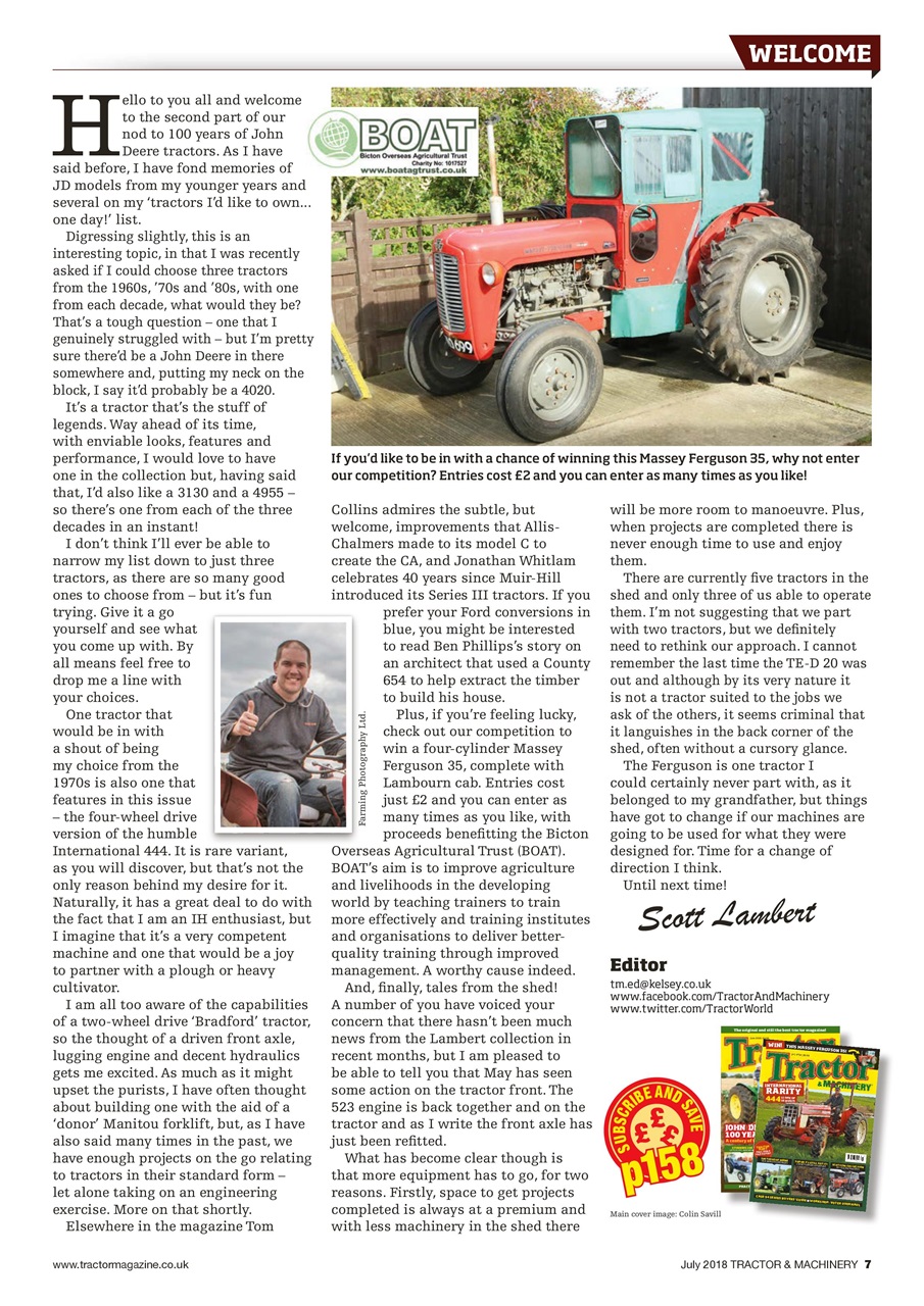 Tractor & Machinery Preview Pages
