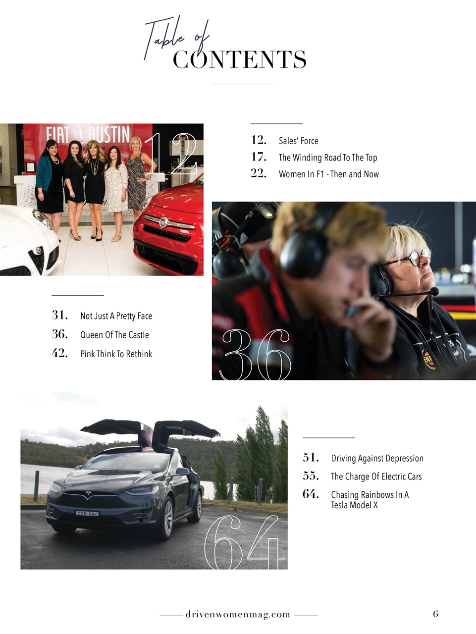 Driven Women Magazine Preview Pages