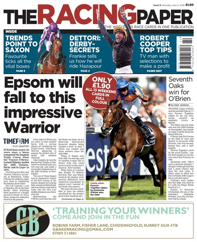The Racing Paper issue 1st June 2018