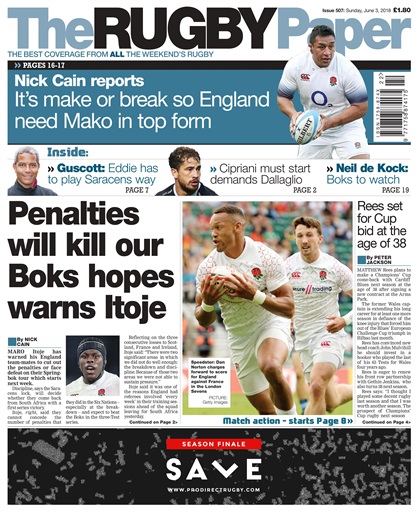 The Rugby Paper issue 