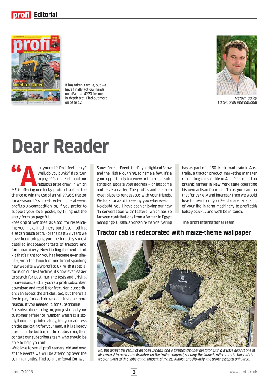 Profi International Preview Pages