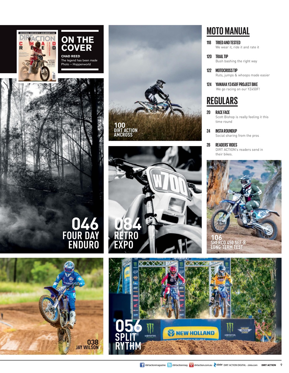 Dirt Action Preview Pages