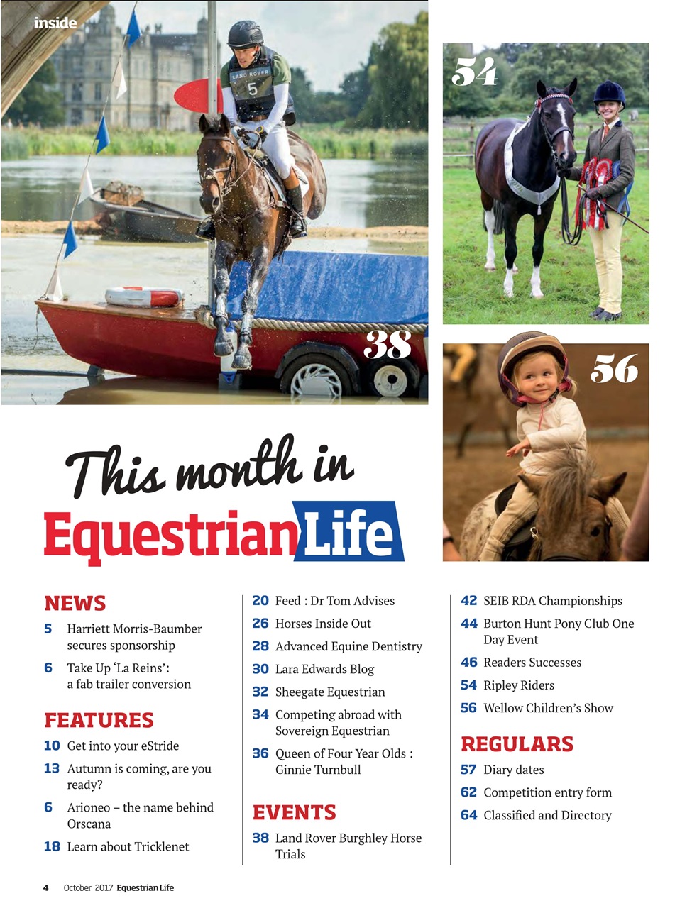 Equestrian Life Magazine Preview Pages