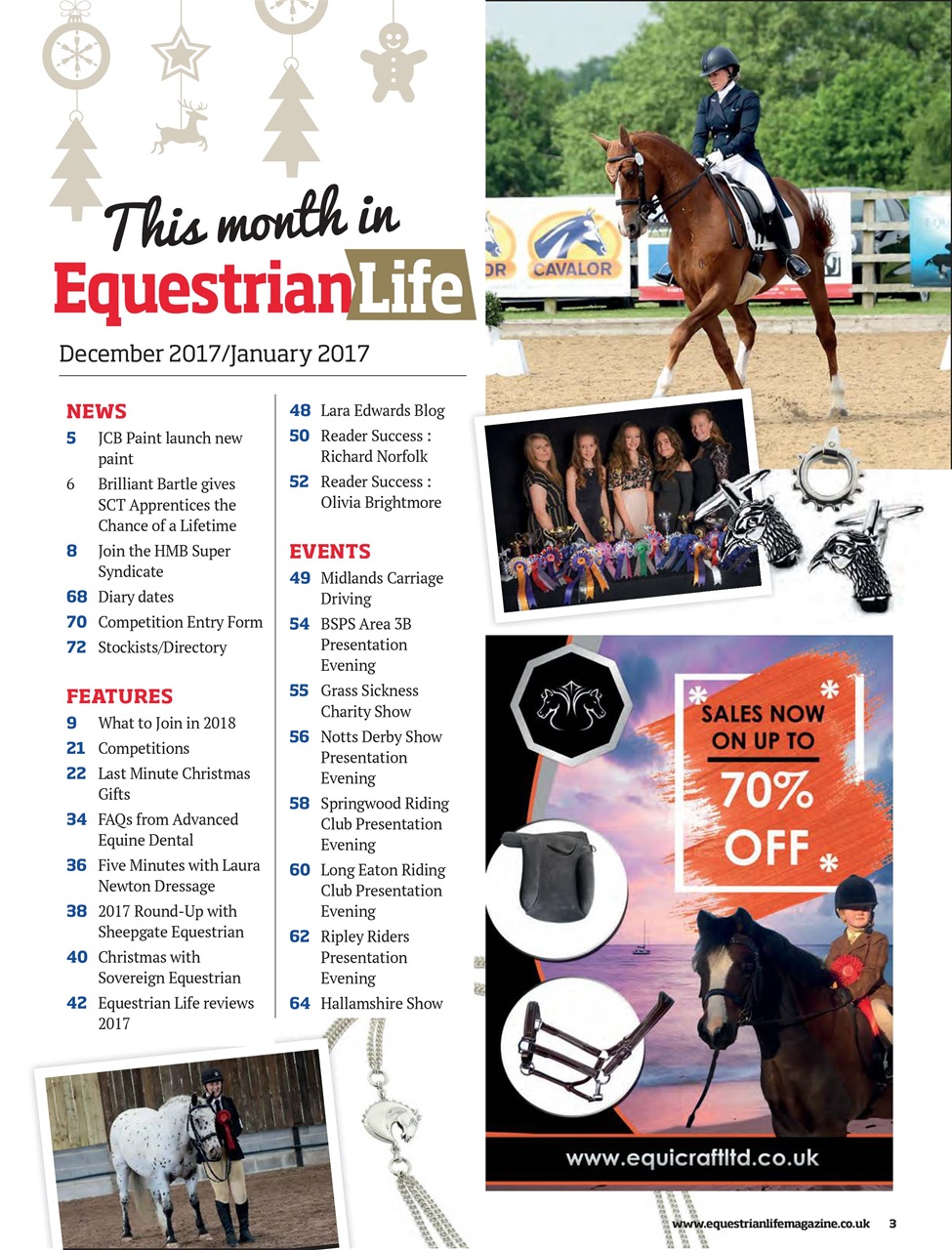 Equestrian Life Magazine Preview Pages