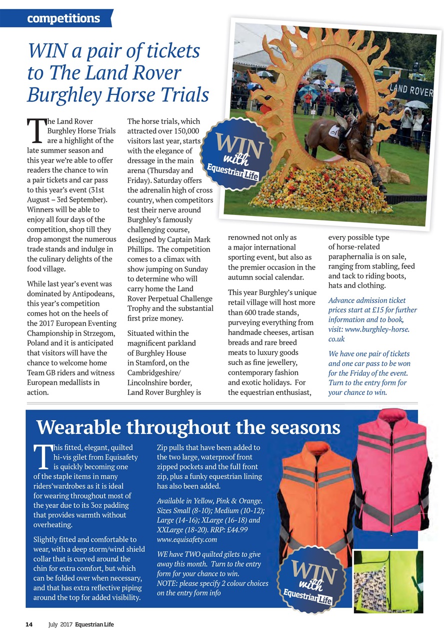 Equestrian Life Magazine Preview Pages
