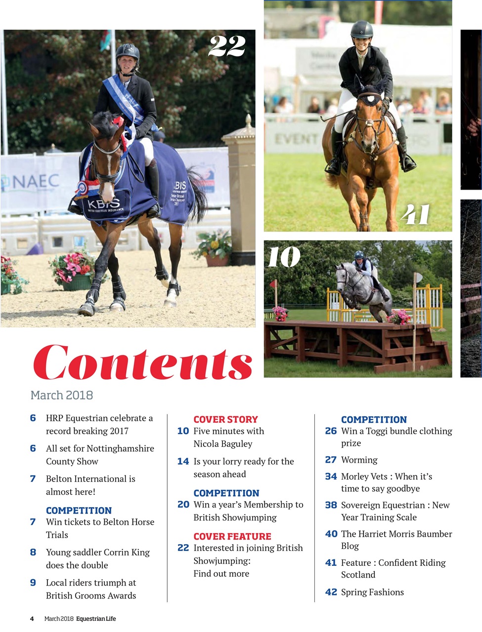 Equestrian Life Magazine Preview Pages