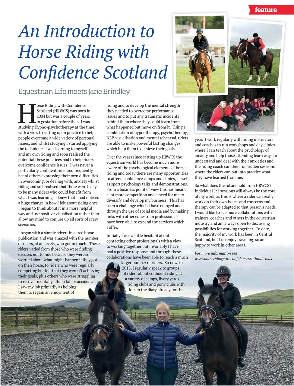 Equestrian Life Magazine Preview Pages